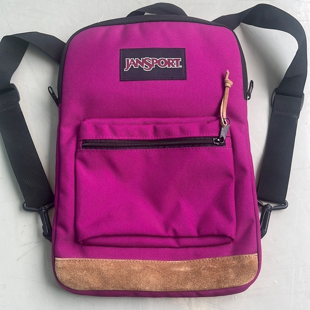 JanSport Purple Backpack Laptop Bag
